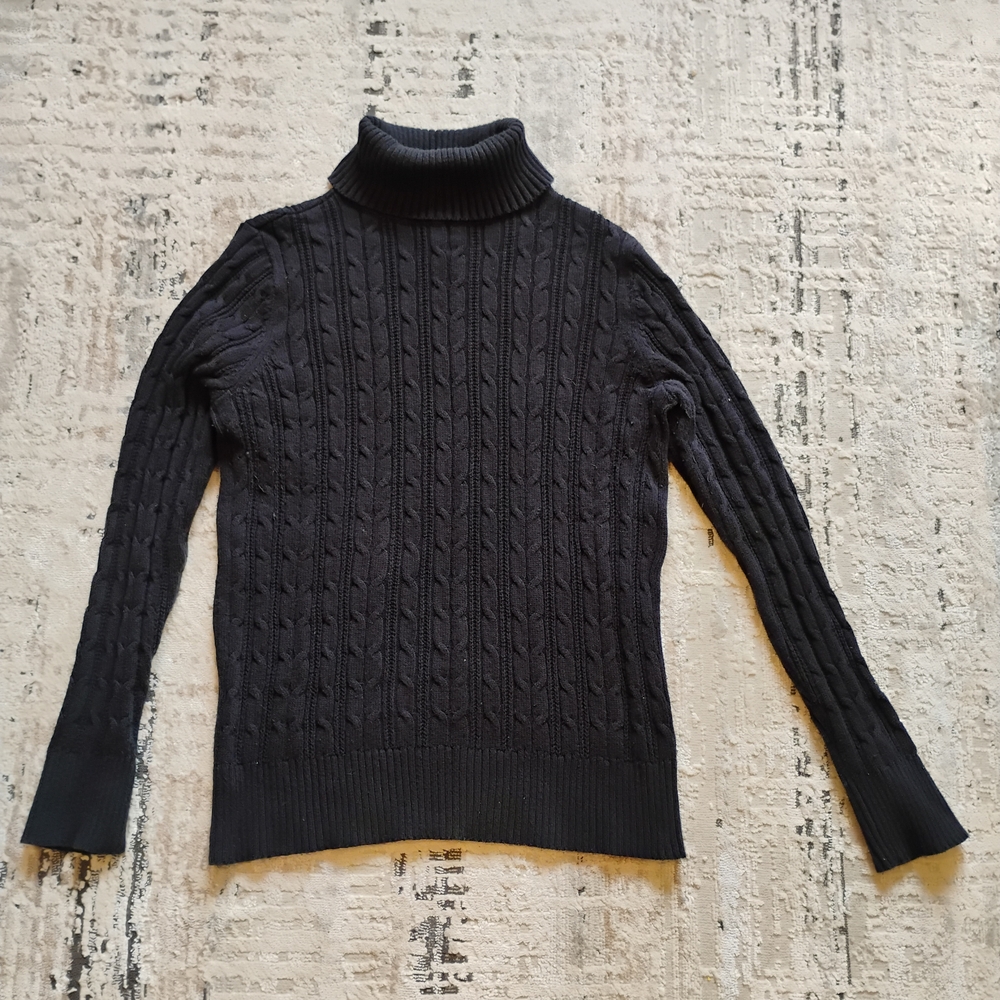St. John's Bay Classic Black Sweater